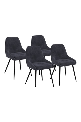 4 sillas Olivia - Gris