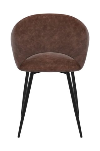 2 sillas Rebecca - 52 x 56 x 75 cm - Tapizado de terciopelo