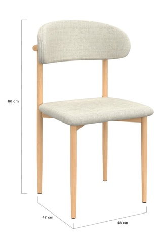 6 sillas Callisto - 48 x 80 x 47 cm