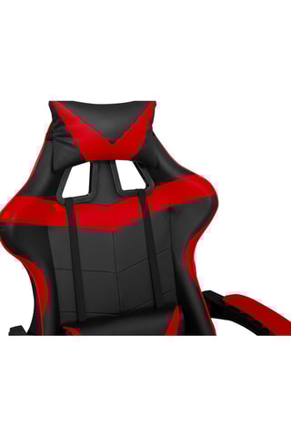 Silla con ruedas - Negro y rojo