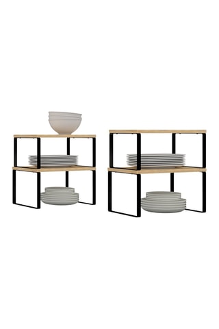 Estantes encajables para armarios - Pack de 4