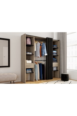 Vestidor extensible - 120/180 x 50 x 180 cm