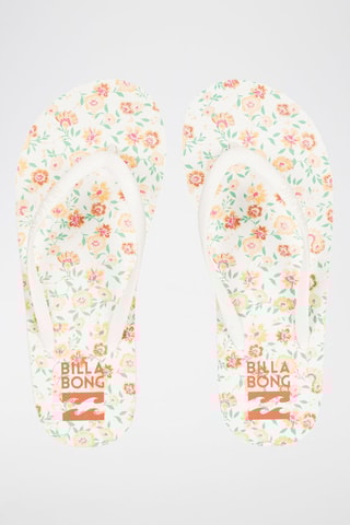 Tongs - Blanc et saumon - Billabong