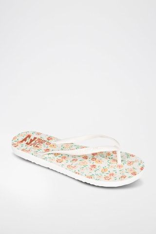 Tongs - Blanc et saumon - Billabong