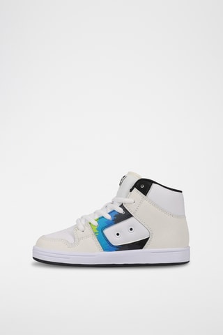 Baskets montantes en cuir - Ecru - DC shoes