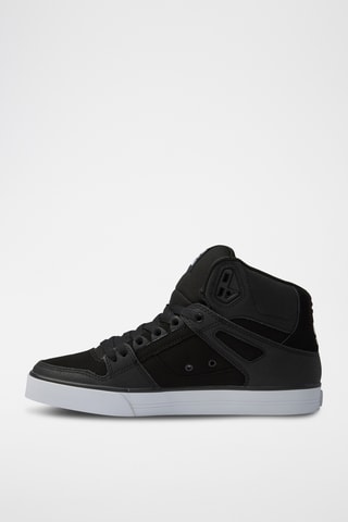 Baskets montantes en cuir - Noir - DC shoes