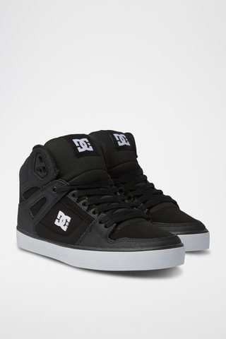 Baskets montantes en cuir - Noir - DC shoes