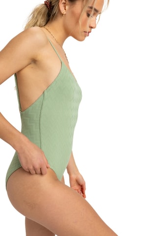 Maillot 1 pièce push-up - Vert olive - Roxy