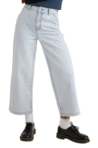 Jean 7/8 taille haute - Bleu - RVCA