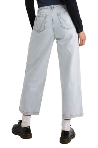 Jean 7/8 taille haute - Bleu - RVCA