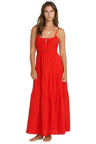 Robe longue - Rouge - Billabong