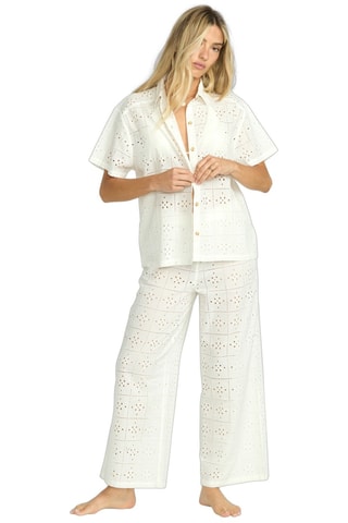 Chemisier oversize de plage en broderie anglaise - Blanc - Billabong