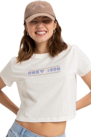 T-shirt cropped - Blanc - Roxy