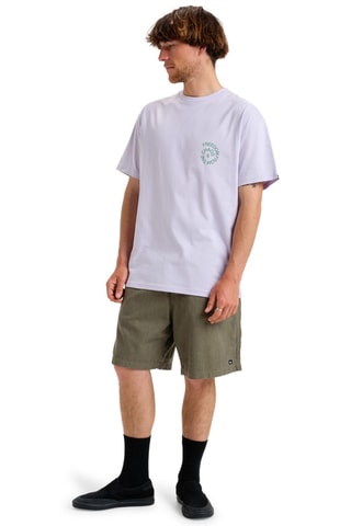 T-shirt en coton biologique - Violet - Quiksilver