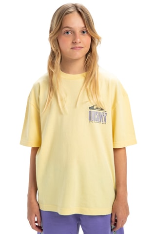 T-shirt en coton biologique - Jaune - Quiksilver