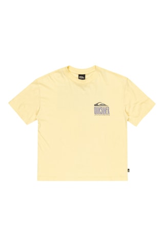 T-shirt en coton biologique - Jaune - Quiksilver