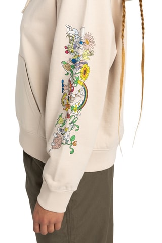 Sweat à capuche - Beige et jaune - Element