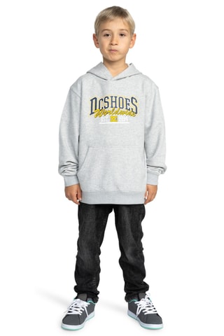 Sweat à capuche - Gris clair chiné - DC shoes