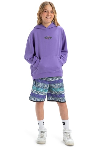 Sweat en coton biologique - Violet - Quiksilver