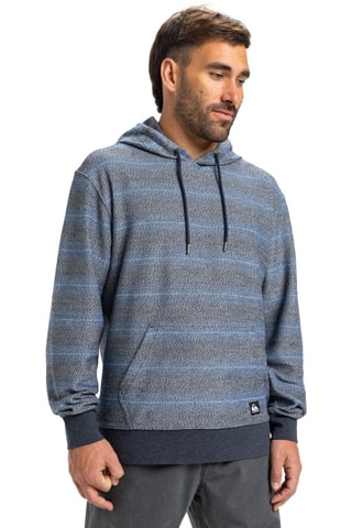 Sweat à capuche - Gris et ciel - Quiksilver