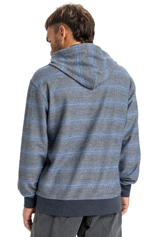 Sweat à capuche - Gris et ciel - Quiksilver
