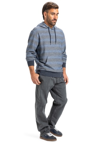 Sweat à capuche - Gris et ciel - Quiksilver