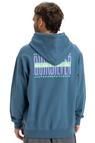 Sweat en coton biologique - Bleu pétrole - Quiksilver