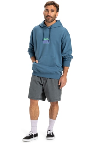 Sweat en coton biologique - Bleu pétrole - Quiksilver