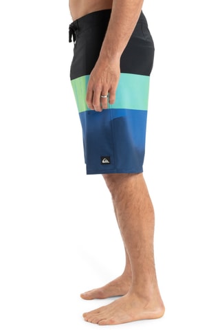Short de surf dip and die - Noir et bleu - Quiksilver