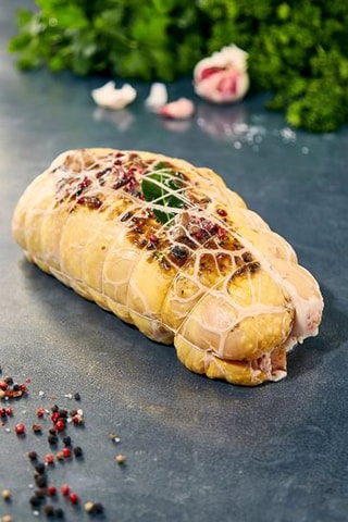 Roti chapon foie gras figues  1,6 kg