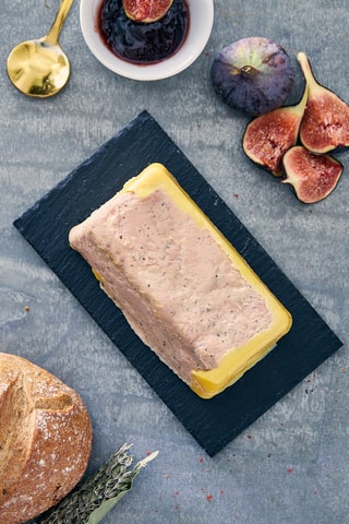 Terrine de foie gras Mi cuit nature - 200 g