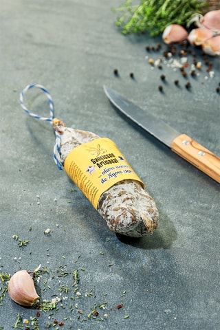 Saucisson artisanal aux olives noires Ardèche - 200 g