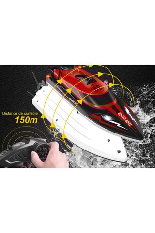 Barca telecomandata - SpeedBoat - Rosso - TechKids