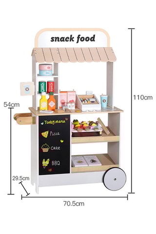 Carrello TechKidz - In legno - Con accessori
