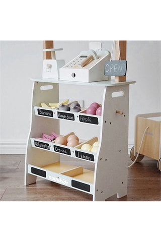 Banco del mercato TechKidz - In legno - Con carrello