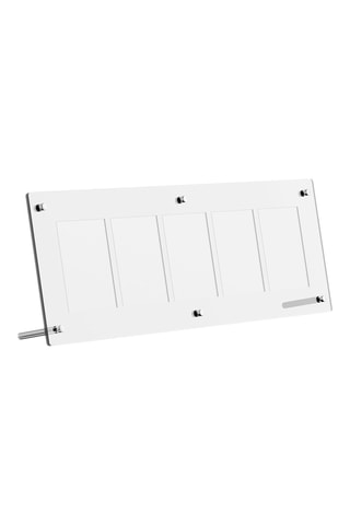 Estrutura decorativa acrílica 5 compartimentos