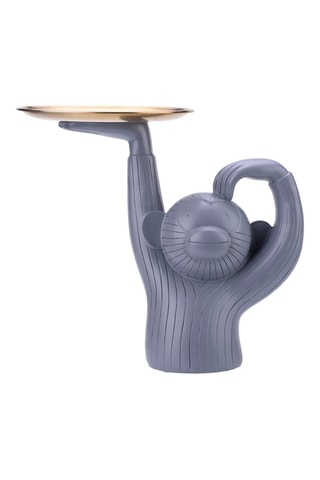 Statuetta in resina - Crazy Monkey - Grigio