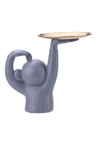 Statuetta in resina - Crazy Monkey - Grigio