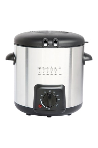 Friggitrice elettrica 2 in 1 in acciaio inossidabile - 840 W