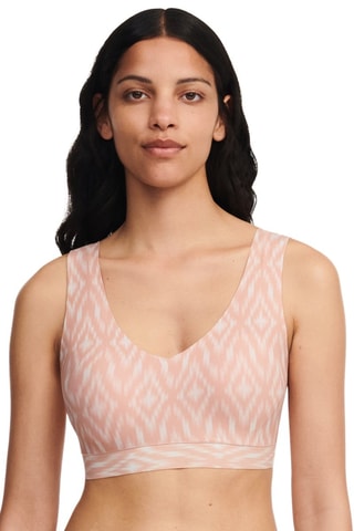 Sujetador deportivo con relleno Softstret - Rosa empolvado - Chantelle