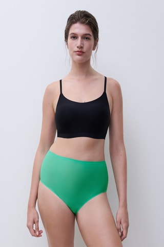 Braga de talle alto Softstret - Verde - Chantelle