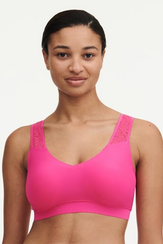 Sujetador deportivo con relleno Softstretch - Fucsia - Chantelle