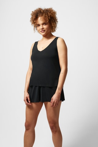 Camiseta de tirantes de pijama - Negro - Femilet