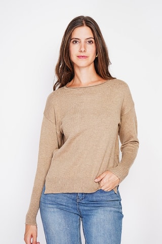 Maglia oversize - Cammello