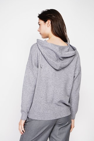 Maglia con cappuccio - Grigio