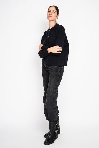 Maglia oversize - Nero