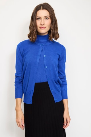 Maglia e cardigan in misto cashmere - Blu elettrico
