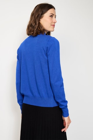 Maglia e cardigan in misto cashmere - Blu elettrico