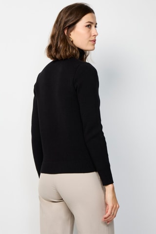 Maglia in misto cashmere - Nero