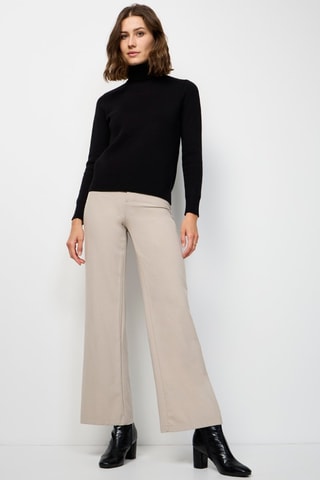 Maglia in misto cashmere - Nero